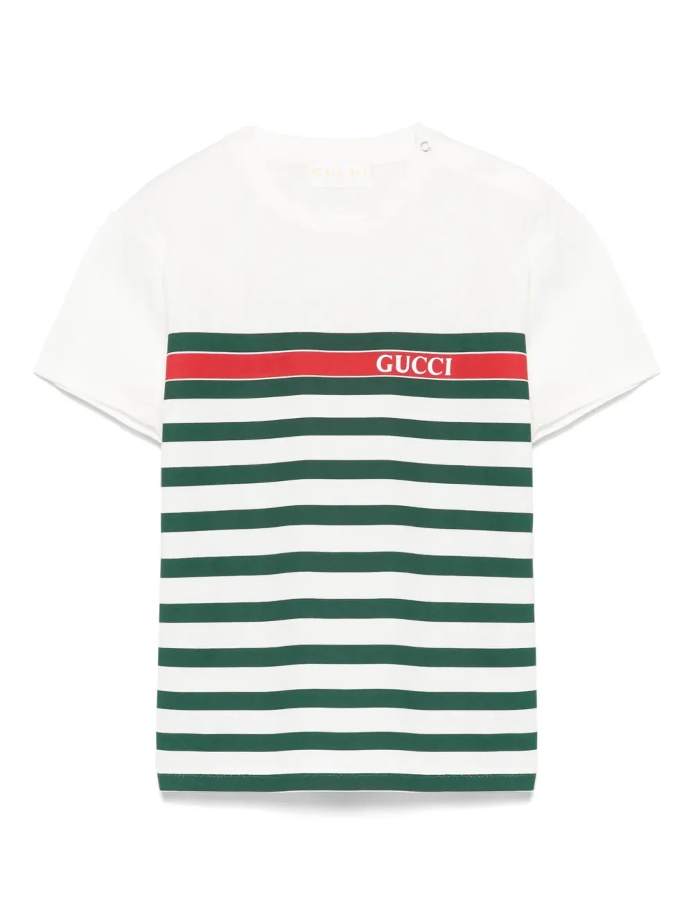 Футболка с подробным описанием от Web-Detailed Gucci Kids, белый