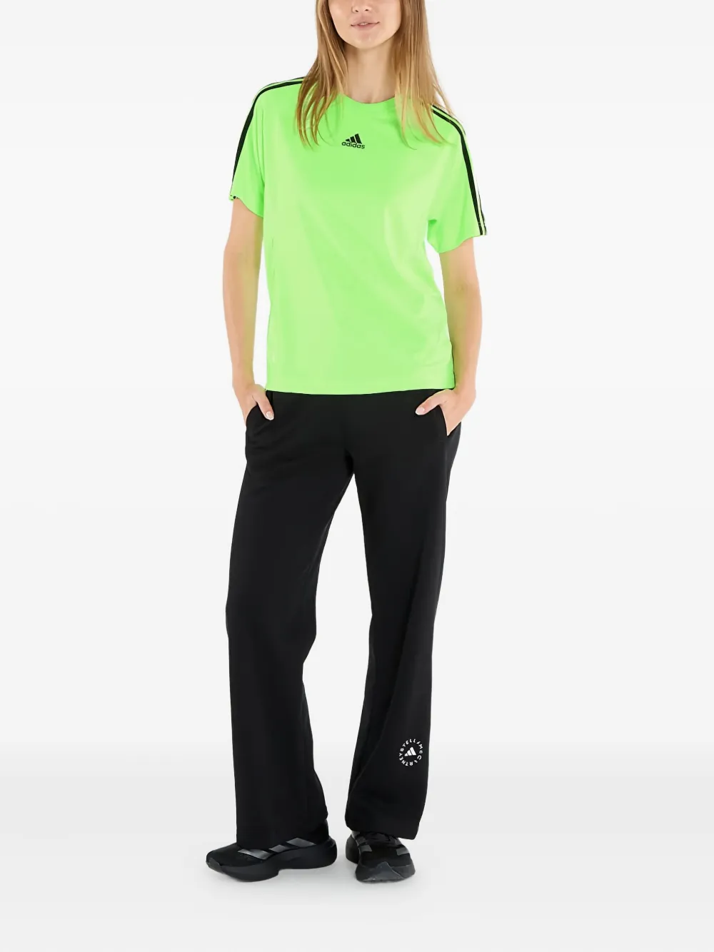 Футболка Adicolor Teamgeist Adidas, зеленый — фото 2