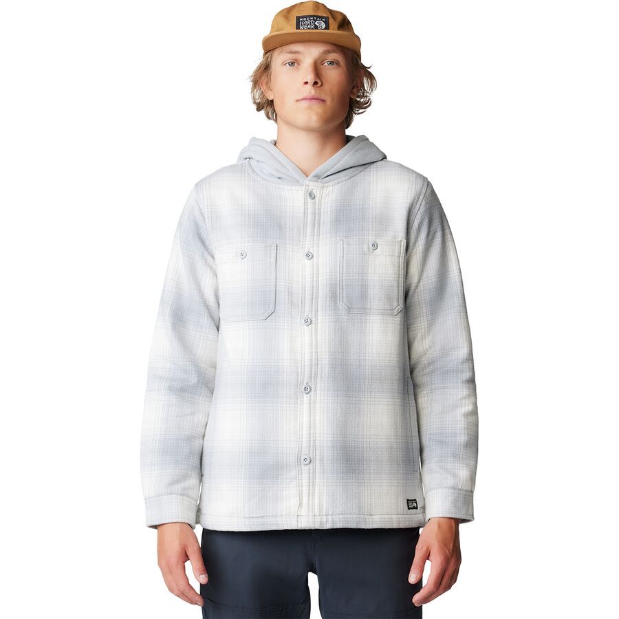

Мужская рубашка Plusher Microchill на подкладке Microchill Mountain Hardwear Mountain Hardwear, Glacial Ombre Buffalo Check Print