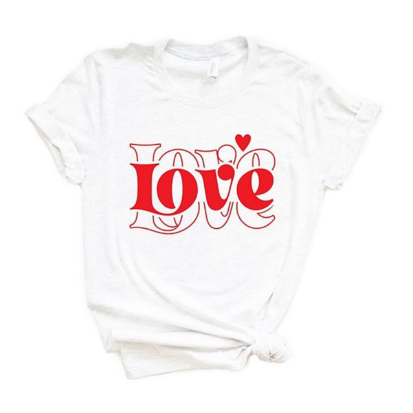 

Футболка с принтом Love heart Simply Sage Market, White, Белый, Футболка с принтом Love heart Simply Sage Market, White