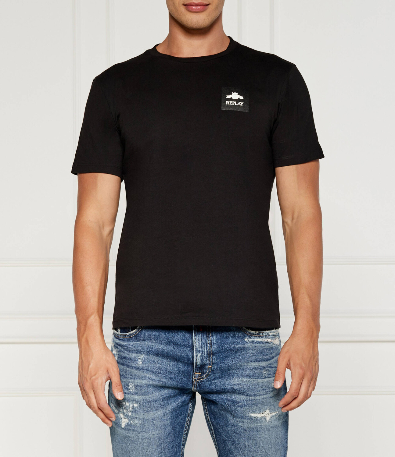 

Футболка Replay Regular Fit, черный