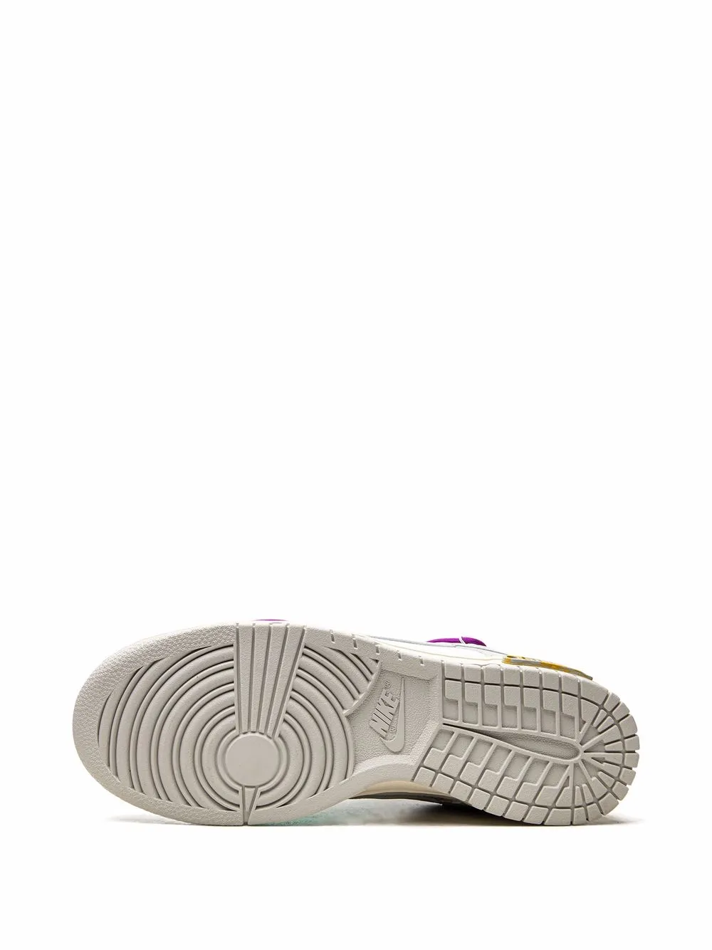 Кроссовки Dunk Low из коллаборации с Off-White Nike X Off-White, белый — фото 4