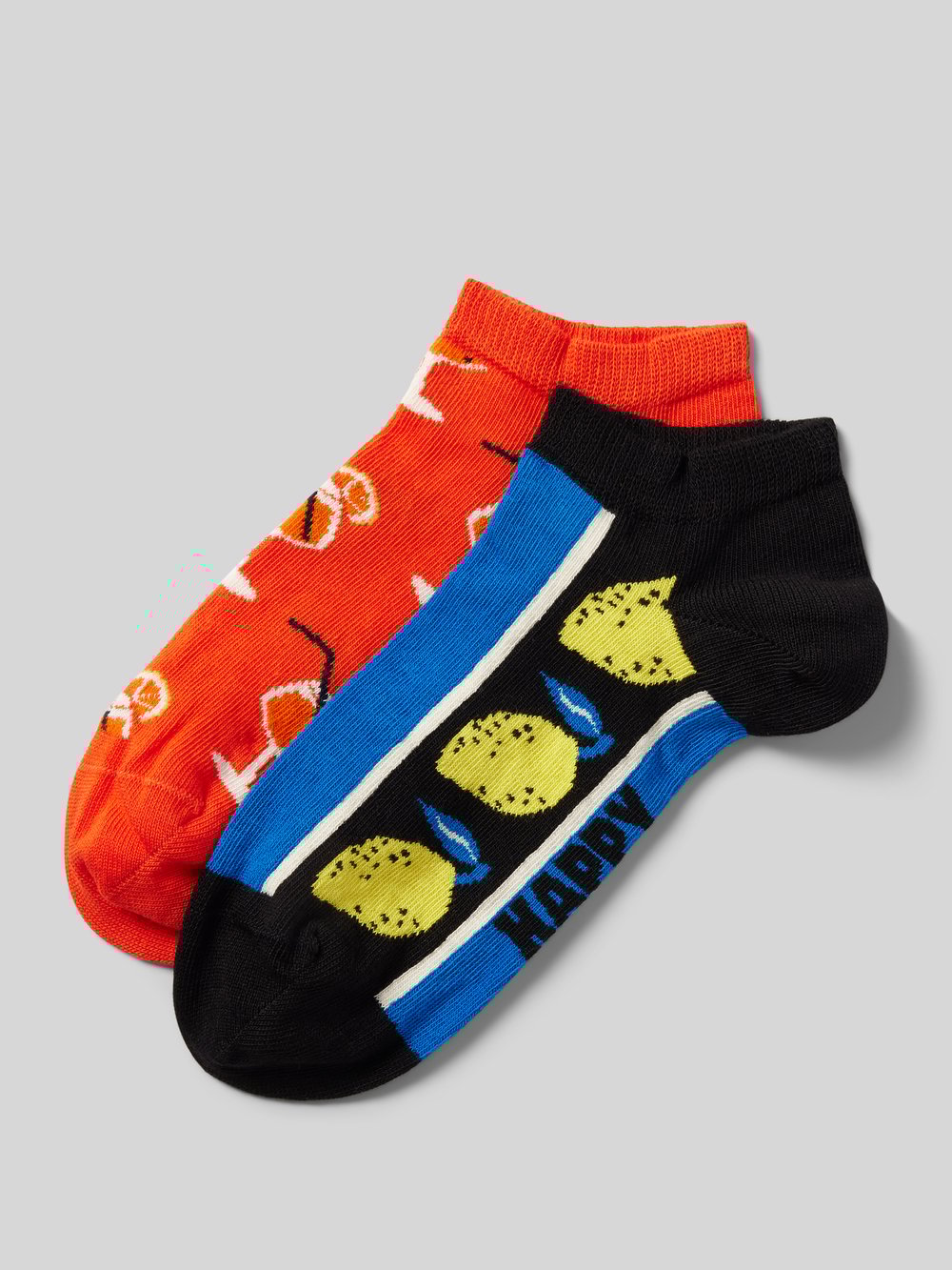

Носки с этикеткой в ​​упаковке по 2 шт Happy Socks, оранжевый