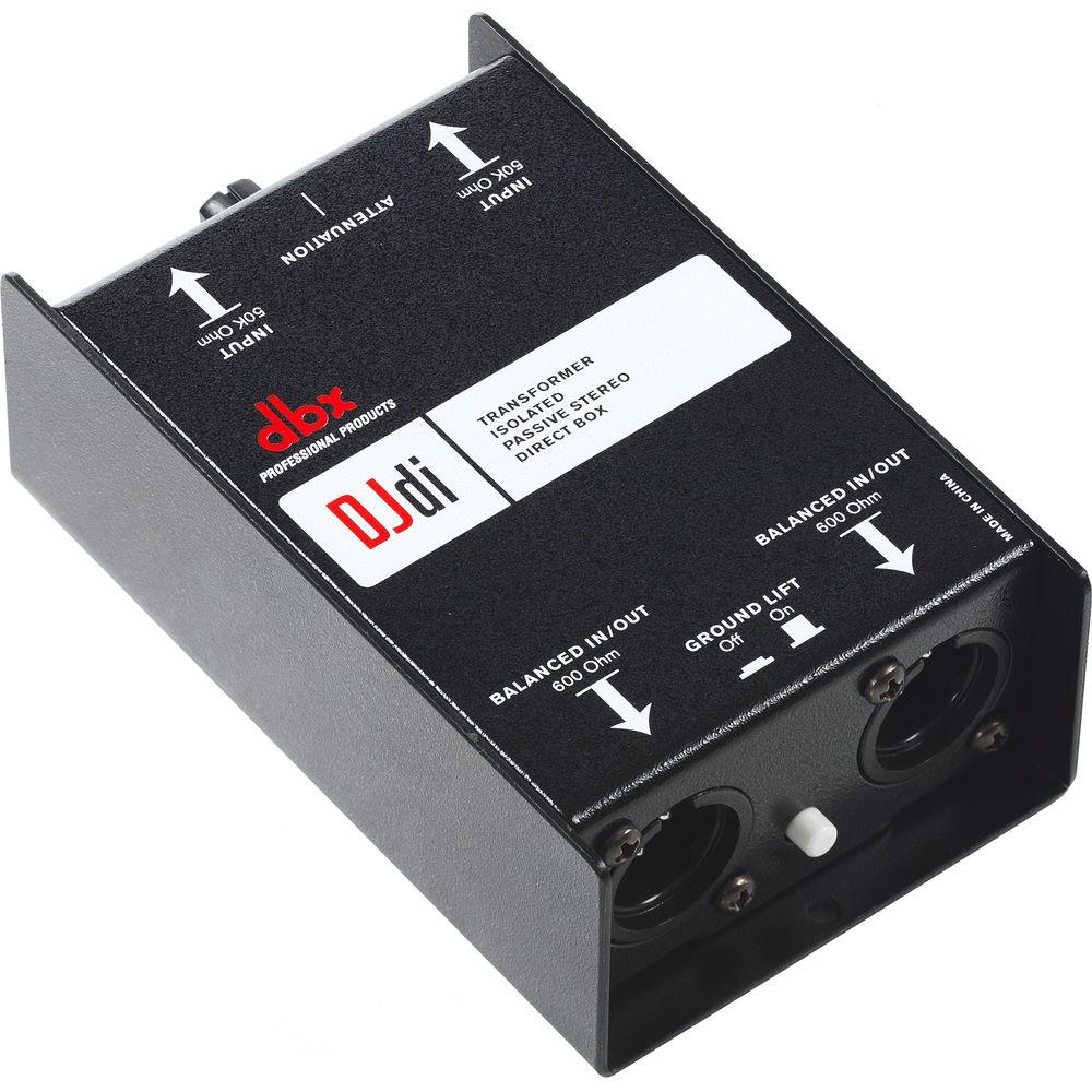 

Директ-бокс dbx DJdi 2-Channel Passive Direct Box DJDI