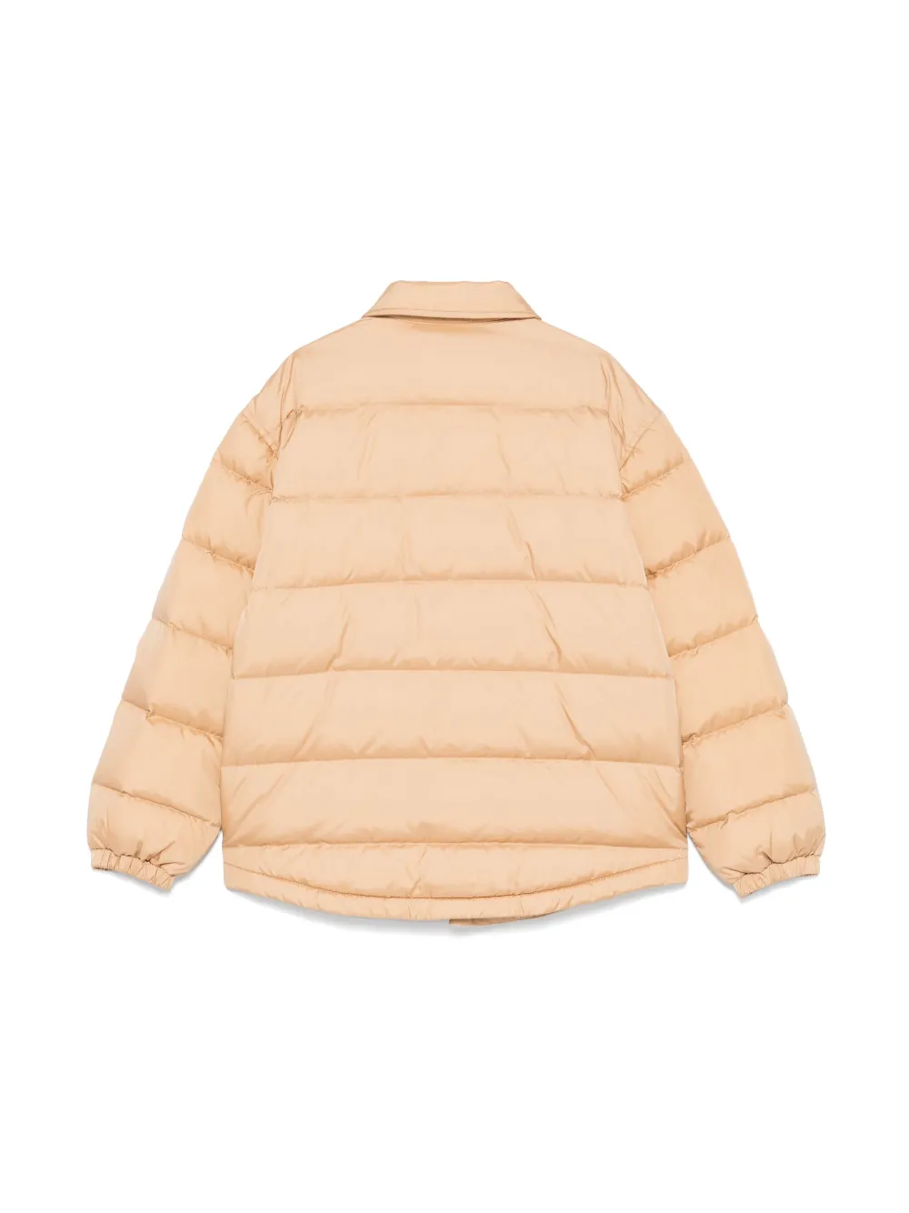 Пуховик с логотипом FF FENDI KIDS, нейтральный — фото 2