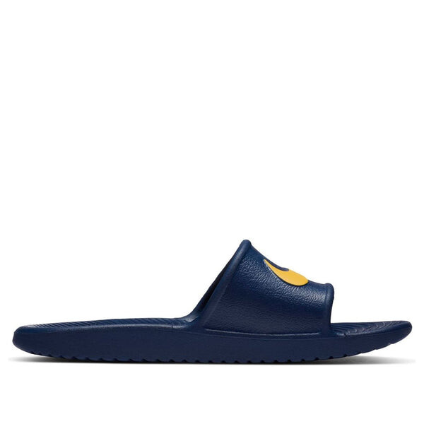 Тапочки kawa fashion blue yellow slippers 'blue yellow' Nike, синий — фото 2