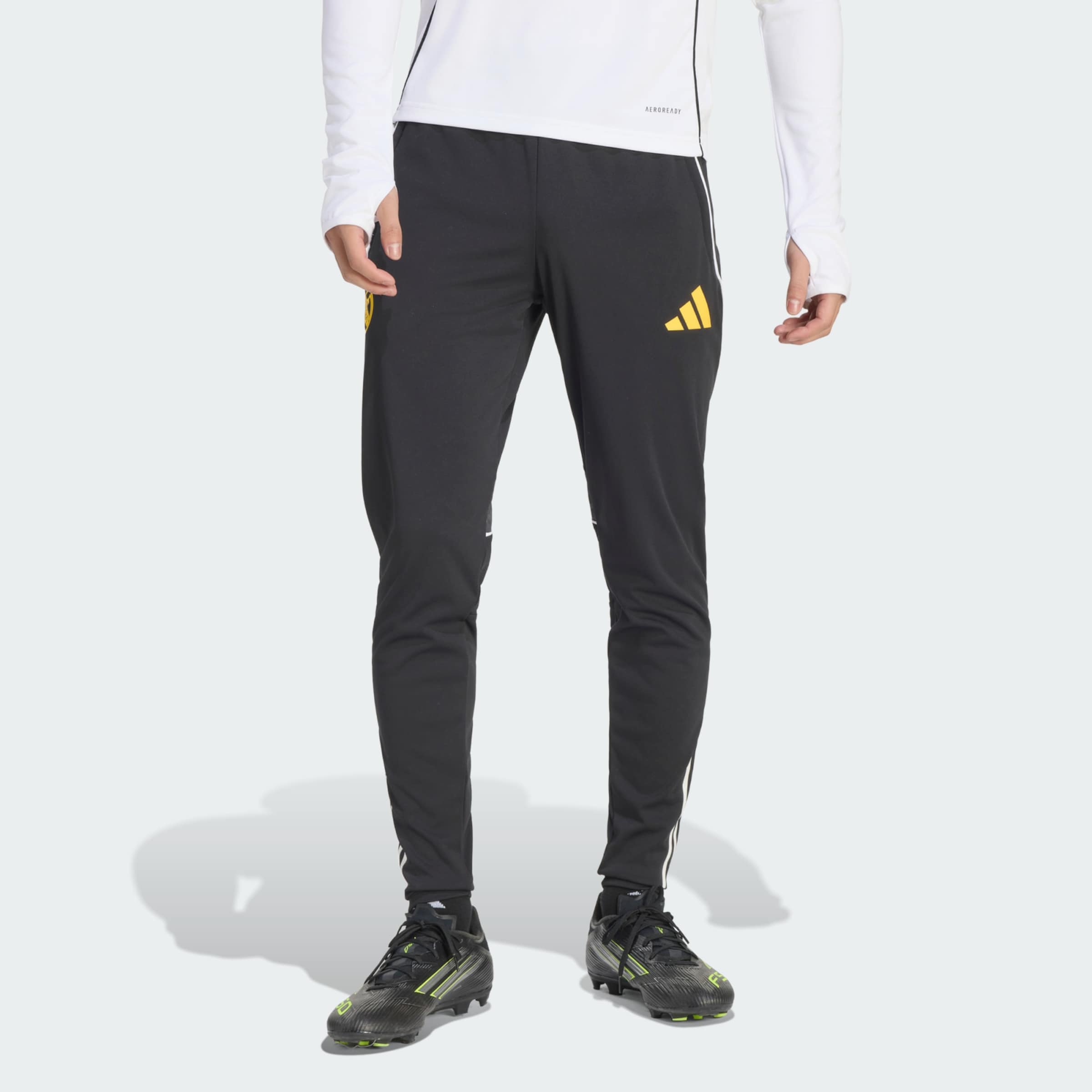 Adidas Performance Узкие спортивные штаны 'Real Madrid Avengers 25/26 Tiro 25 Competition' в черном цвете — фото 2
