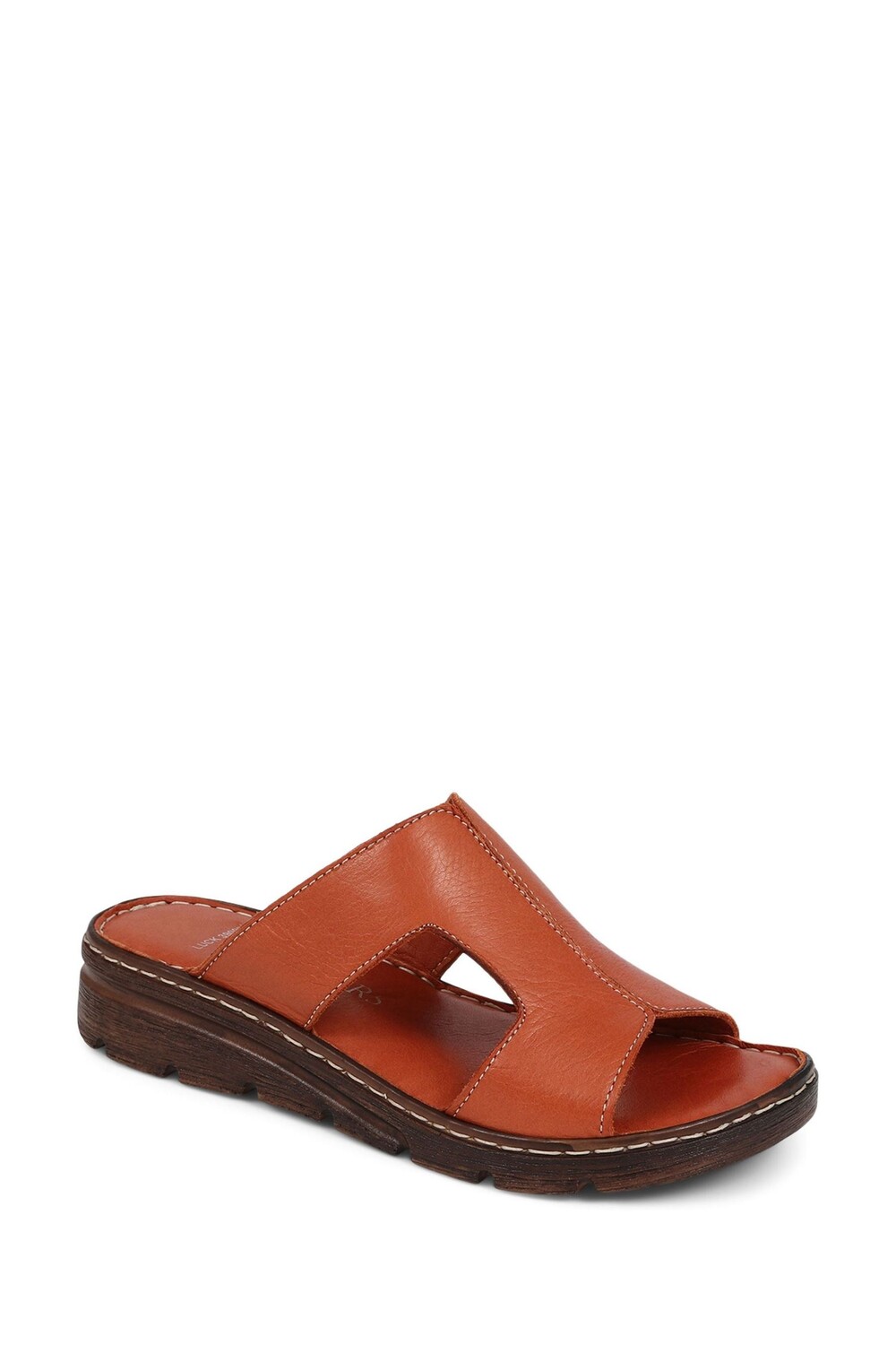 Кожаные сандалии без шнуровки Pavers, коричневый