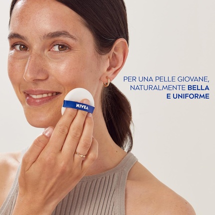 Крем для лица Nivea — Q10 Anti-Age -в-1 тональный -кушон для ухода за кожей, натуральный цвет — фото 3