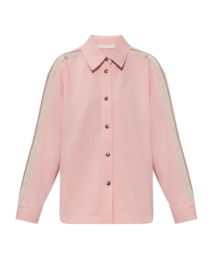 

Рубашка с вышитым логотипом Palm Angels, розовый