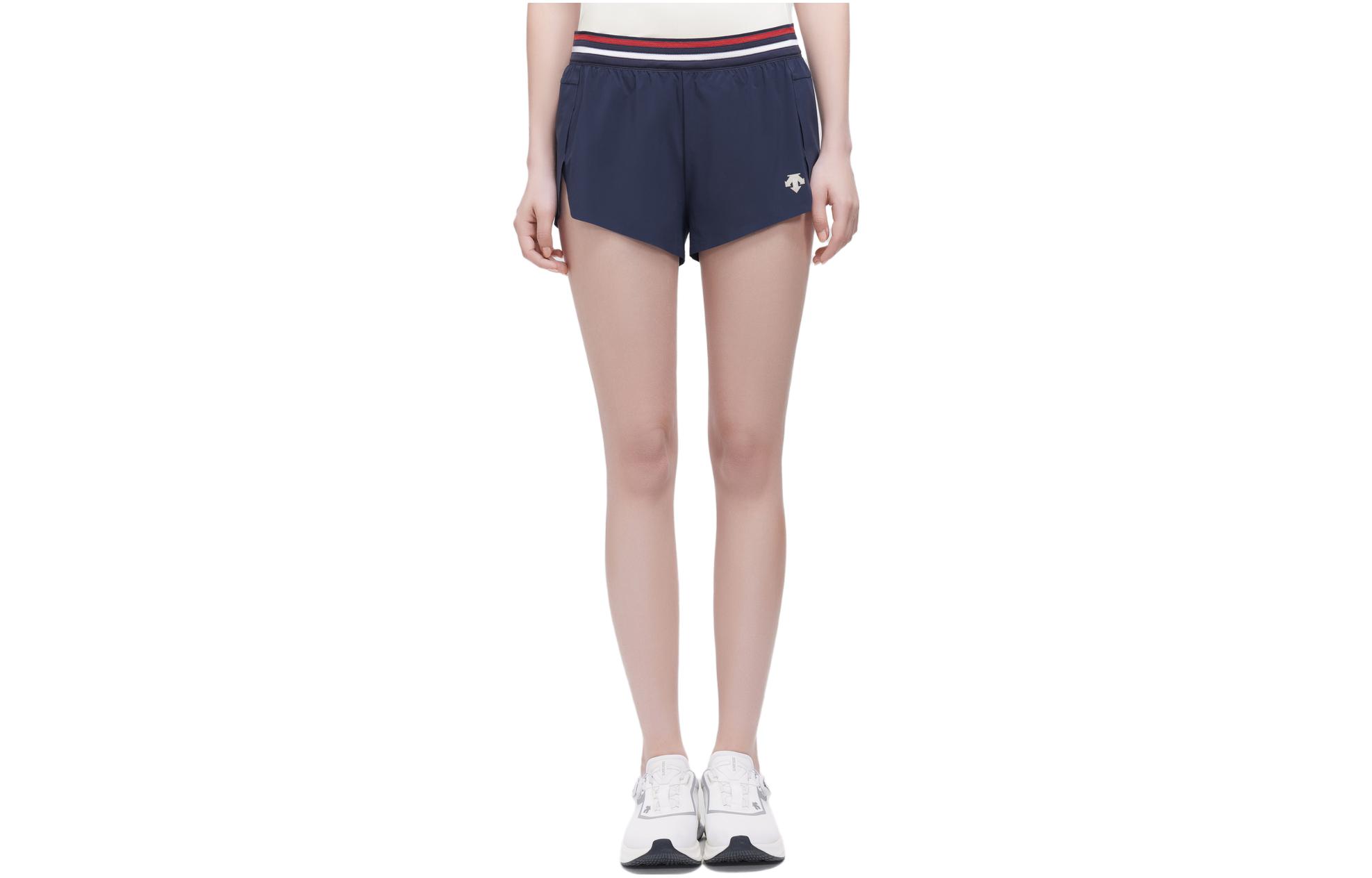 

Женские беговые спортивные шорты Descente, голубые