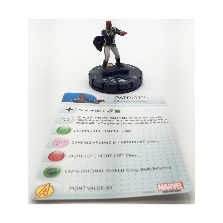 

Патриот #021 (У), Marvel HeroClix - Civil War Organized Play - Singles