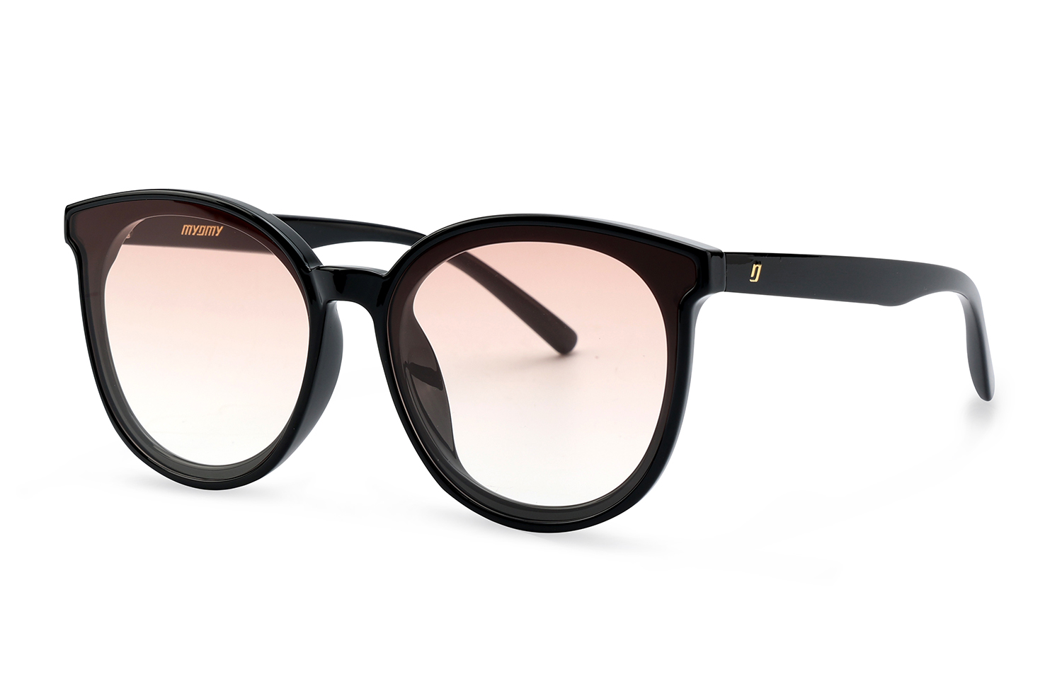 

MYOMY Пластиковые квадратные солнцезащитные очки TR/Memory унисекс, Round frame orange gradient