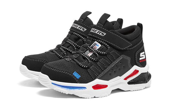 Кроссовки skech-bots 'black red' Skechers, черный — фото 3