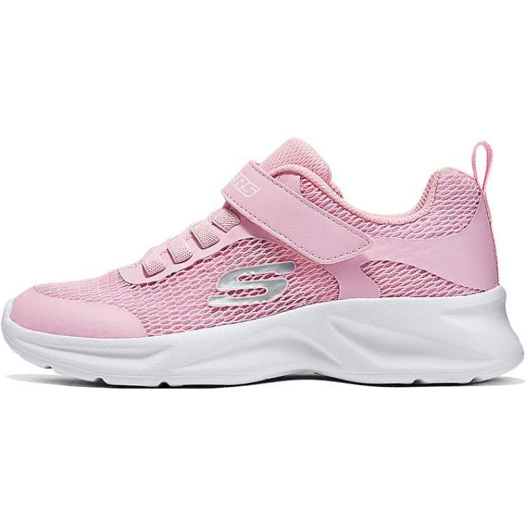 

Skechers Kids Абразивостойкие легкие амортизирующие дышащие нескользящие низкие повседневные туфли pink kids'