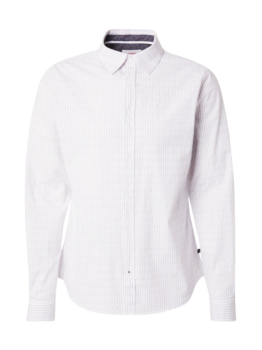 

Повседневная рубашка s.Oliver Regular fit Button Up Shirt, белый