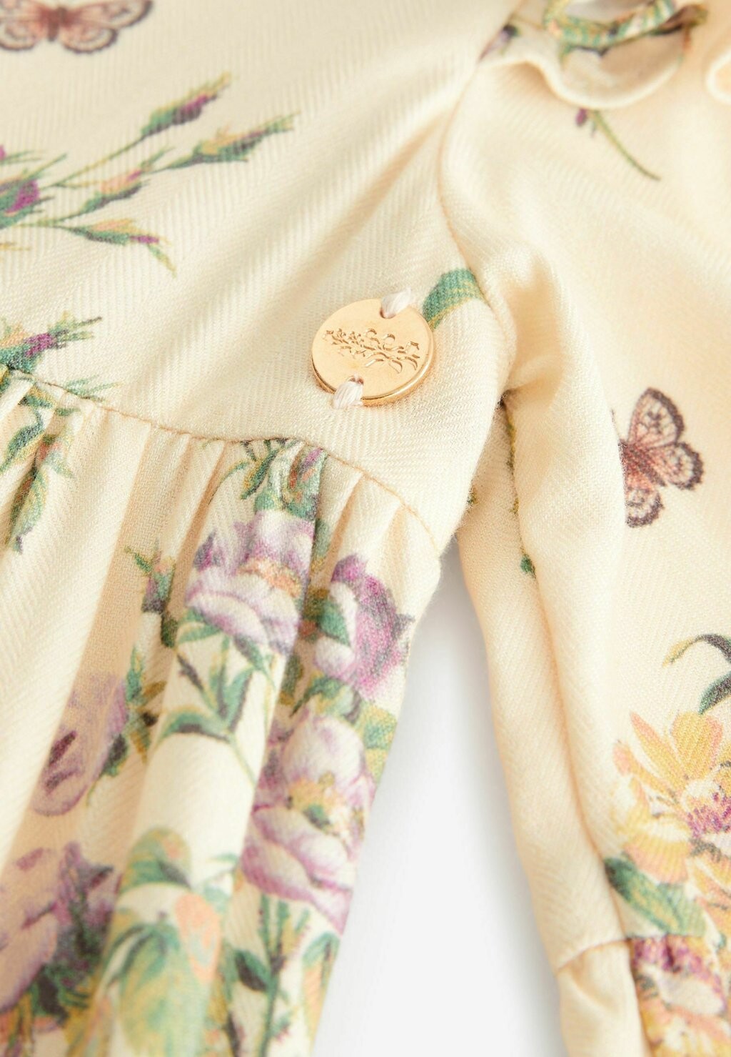 

REGULAR FIT Tiered Memento Laura Ashley, Дневное платье бежевыйовый