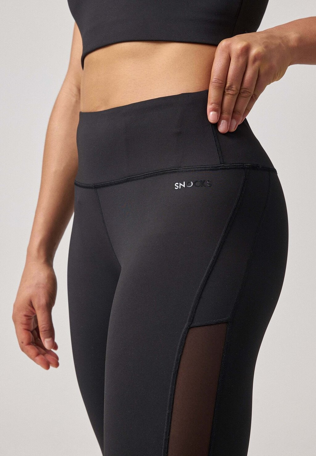 

Брюки HIGH WAIST, Leggings SNOCKS, черный