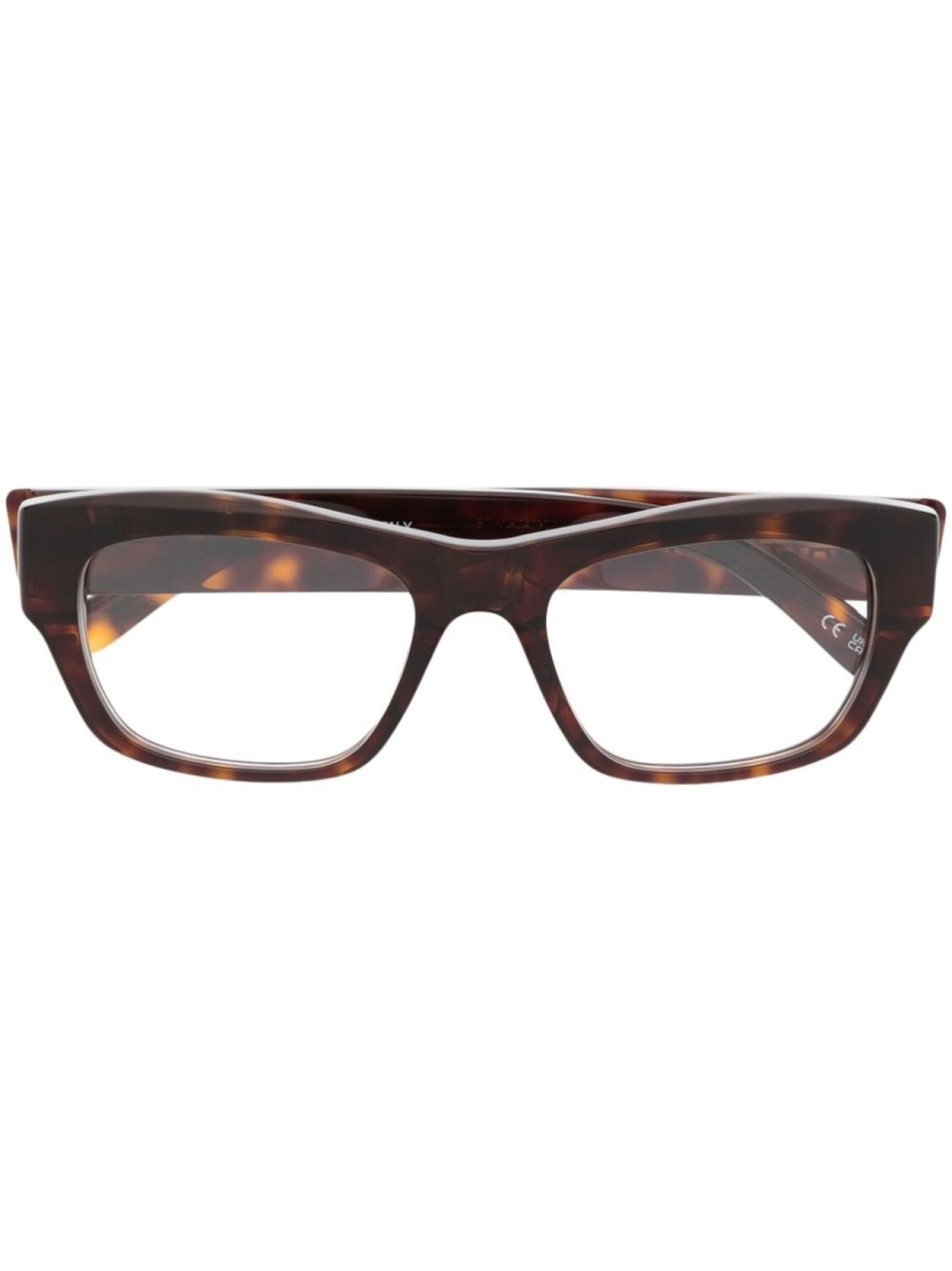 

Balenciaga Eyewear очки в прямоугольной оправе с логотипом, коричневый