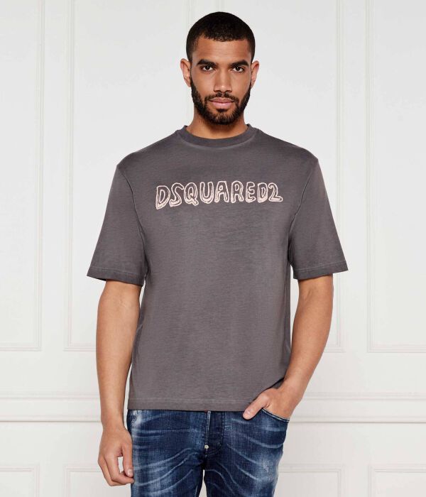 

Футболки Loose fit Dsquared2, серый