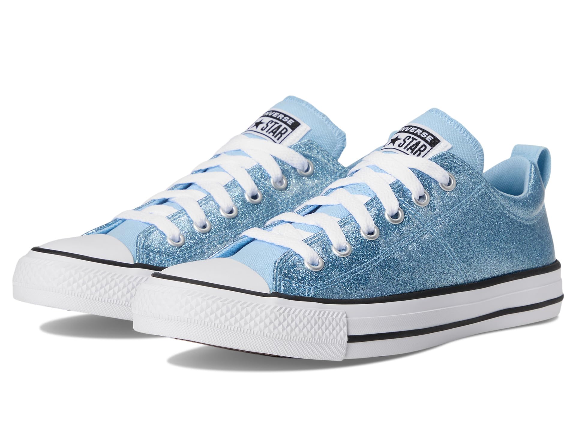

Кроссовки Converse Kids Chuck Taylor All Star Madison Glitter, цвет Blue It/White/Black