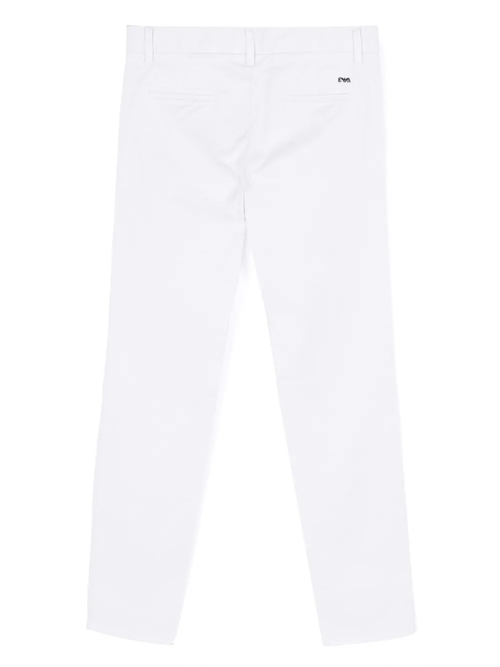 Узкие брюки чинос Emporio Armani Kids, белый — фото 2
