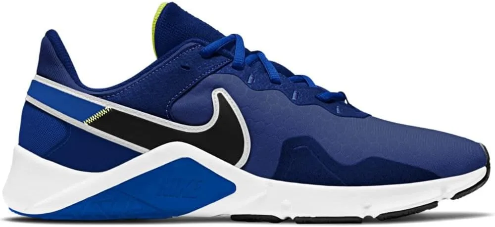 Гимнастические кроссовки Nike Legend Essential 2 для мужчин, черный/синий — фото 2