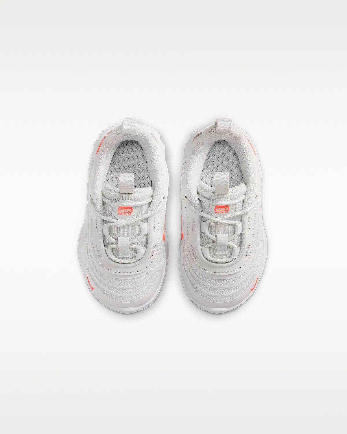 Кроссовки Nike Air Max Fire для малышей, White/Off White/Hot Lava — фото 4