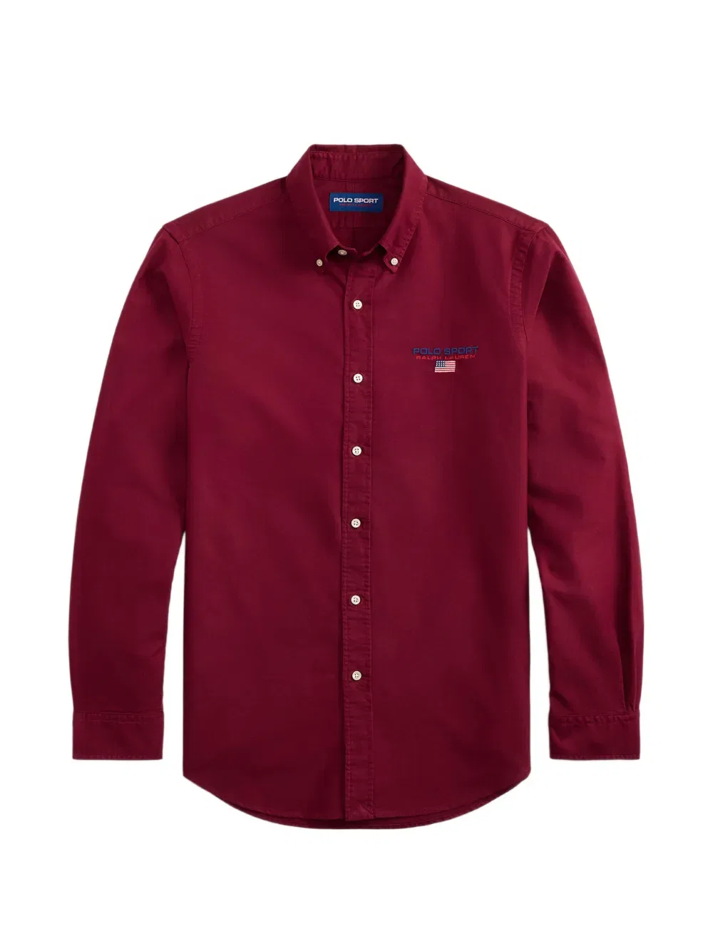 Рубашка Polo Sport с вышитым логотипом Polo Ralph Lauren, красный
