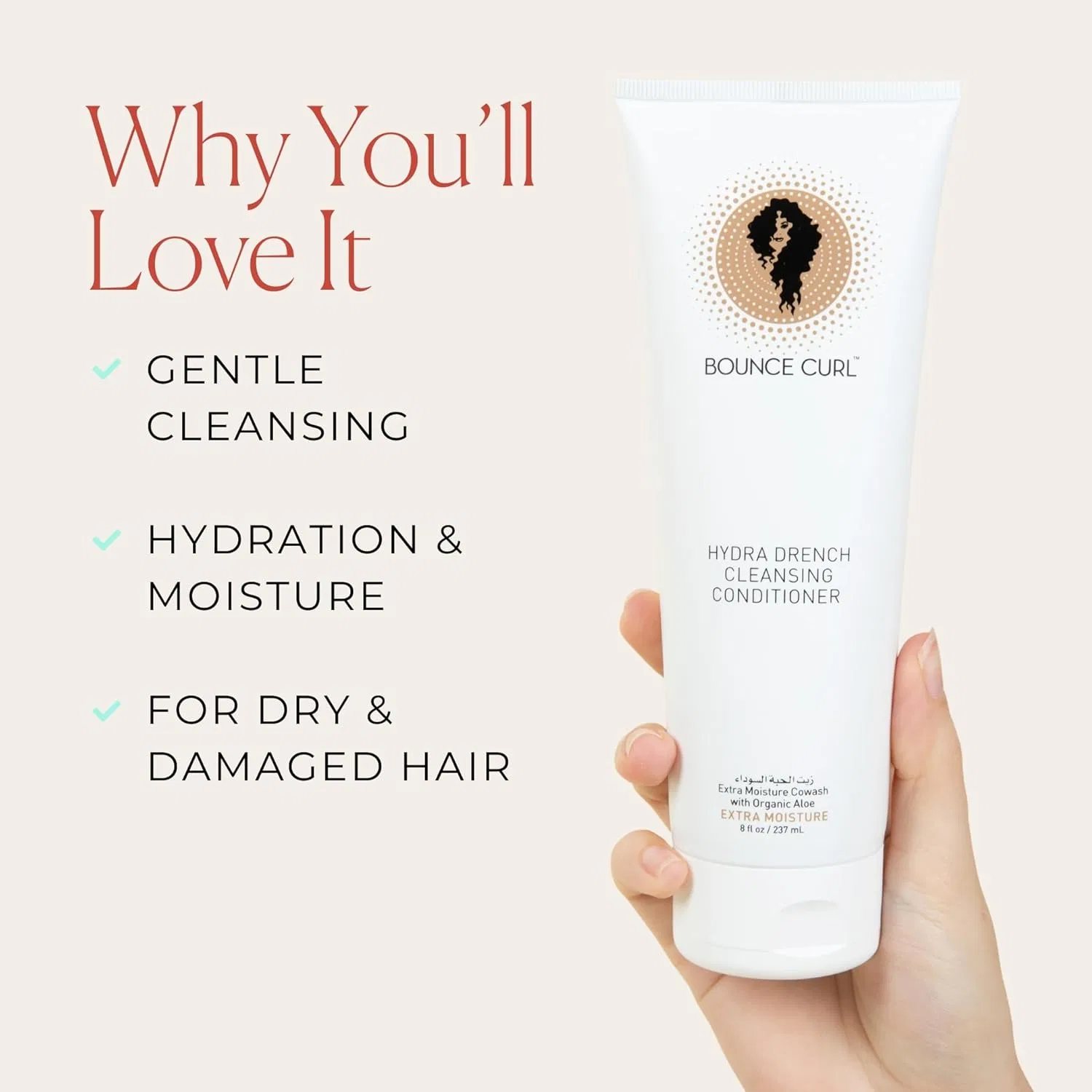 Кондиционер для очищения волос «Hydra Drench» от Bounce Curl Bounce Curl — фото 2