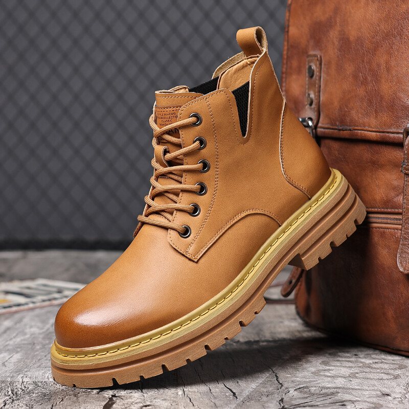 

Мужские ботинки Cahhrrn X Martin Boot Men Beige Λolunkλ