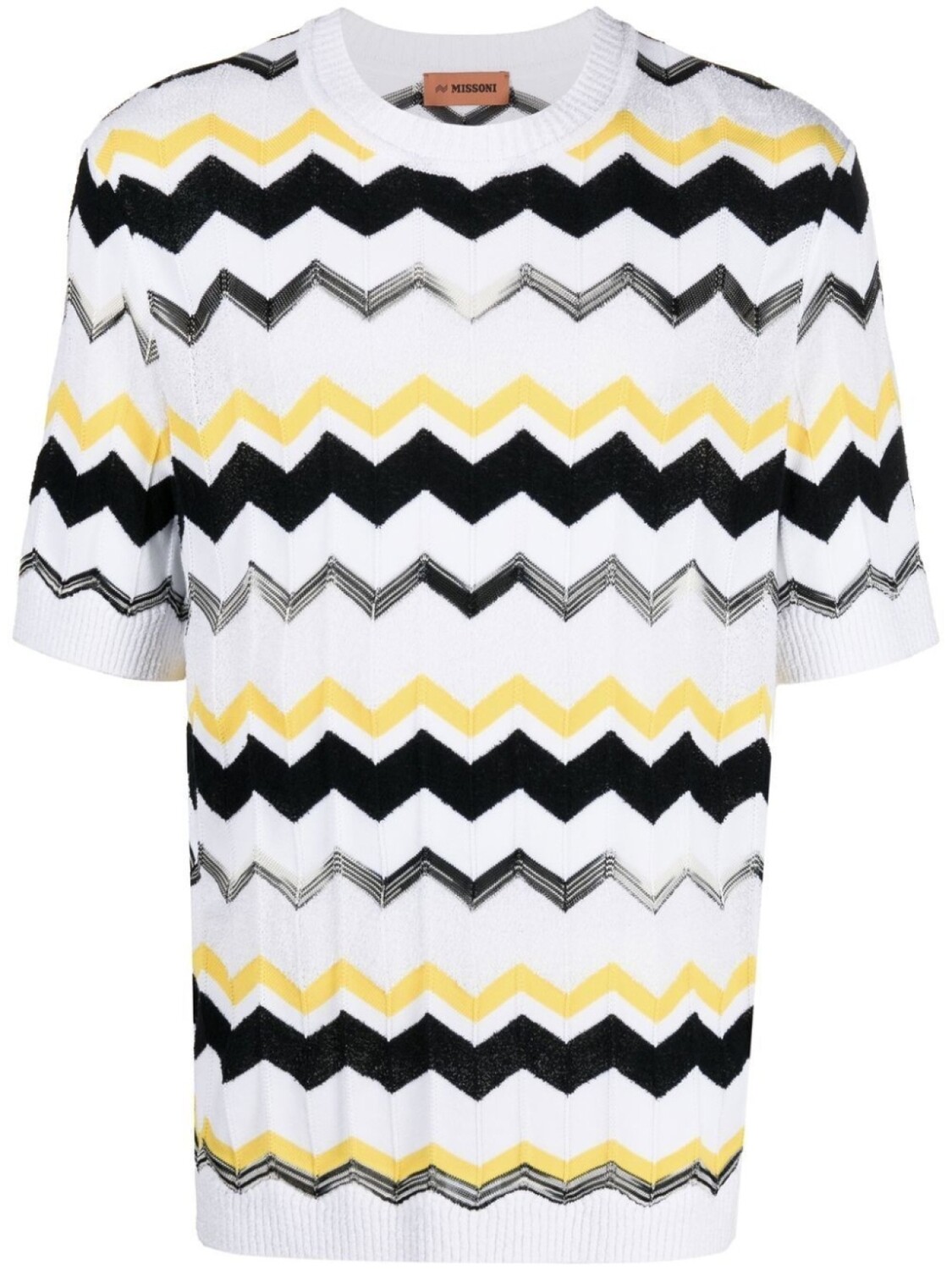 

Missoni футболка с узором зигзаг, белый