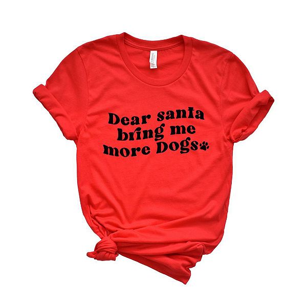 

Футболка с принтом Dear Santa bring me more dogs Simply Sage Market, Red, Зеленый, Футболка с принтом Dear Santa bring me more dogs Simply Sage Market, Red