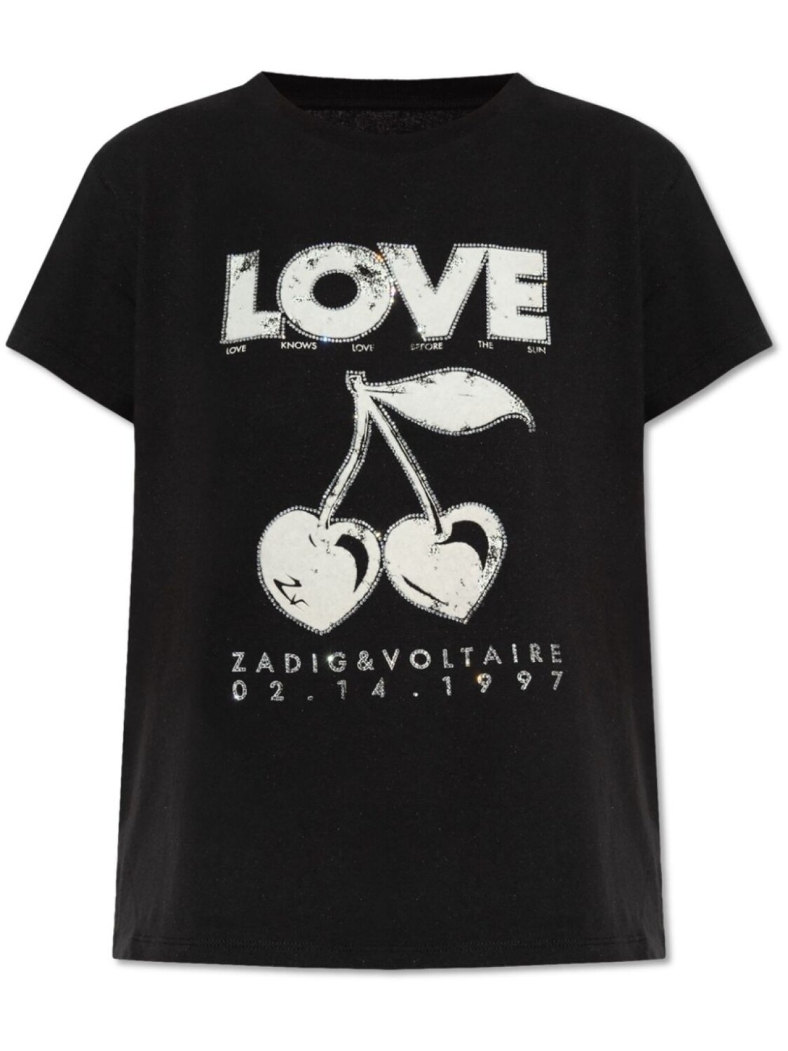 

Футболка Zadig&Voltaire с принтом, черный