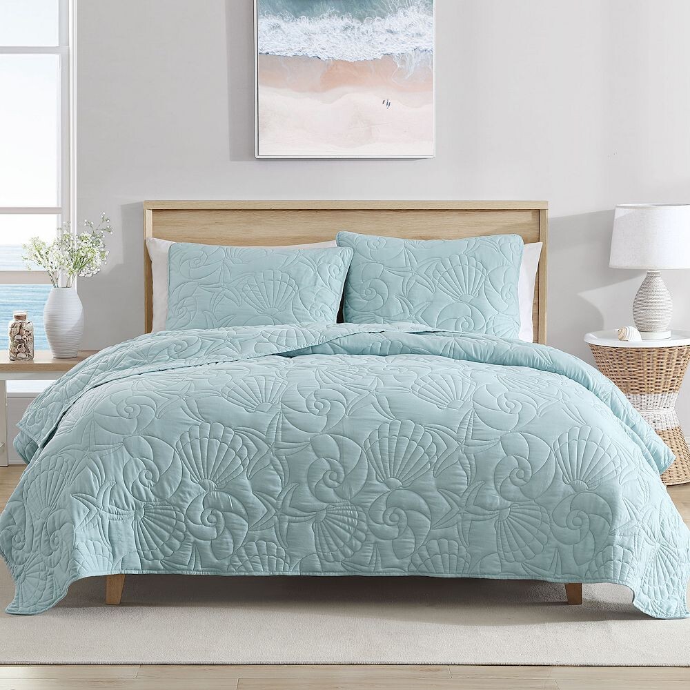 

Комплект одеял Carribean Joe Solid Shell Outline, цвет Aqua