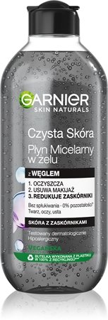 

Очищающая мицеллярная жидкость с гелевой консистенцией Garnier Pure Active Charcoal, 400 ml