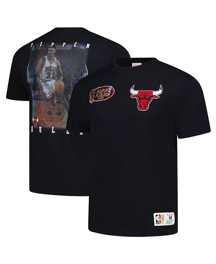 

Мужская футболка Chicago Bulls Hardwood Classics NBA Legends с изображением Скотти Пиппена, черная Mitchell & Ness