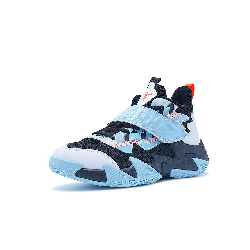 

Детские баскетбольные кроссовки среднего размера для подростков QIAODAN, черный/синий