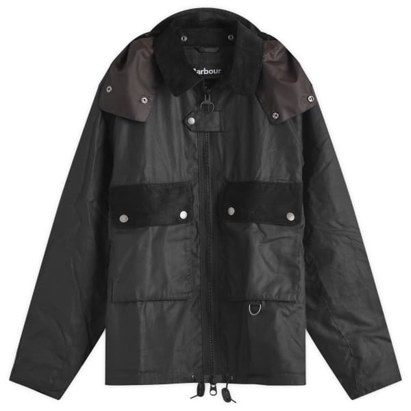 

Модернизированная куртка из спей-воска Barbour, черный