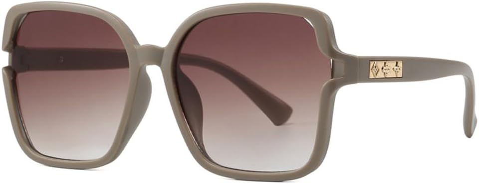 

Солнцезащитные очки с градиентным покрытием для женщин, большие очки для мужчин, ретро-очки, черные солнцезащитные очки, защитные очки от УФ-излучения UV400, модные очки JWMSXYQR, 02