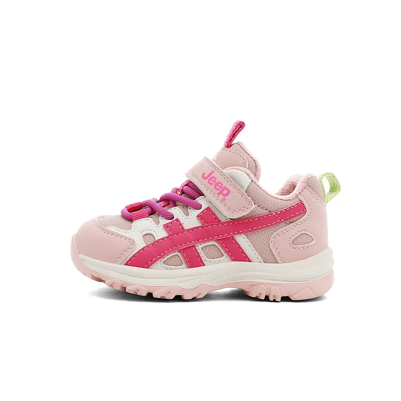 Утепленные противоскользящие износостойкие ботинки для детей Jeep, Cherry Blossom Pink/Foreign Rose Red[Thin Cotton]