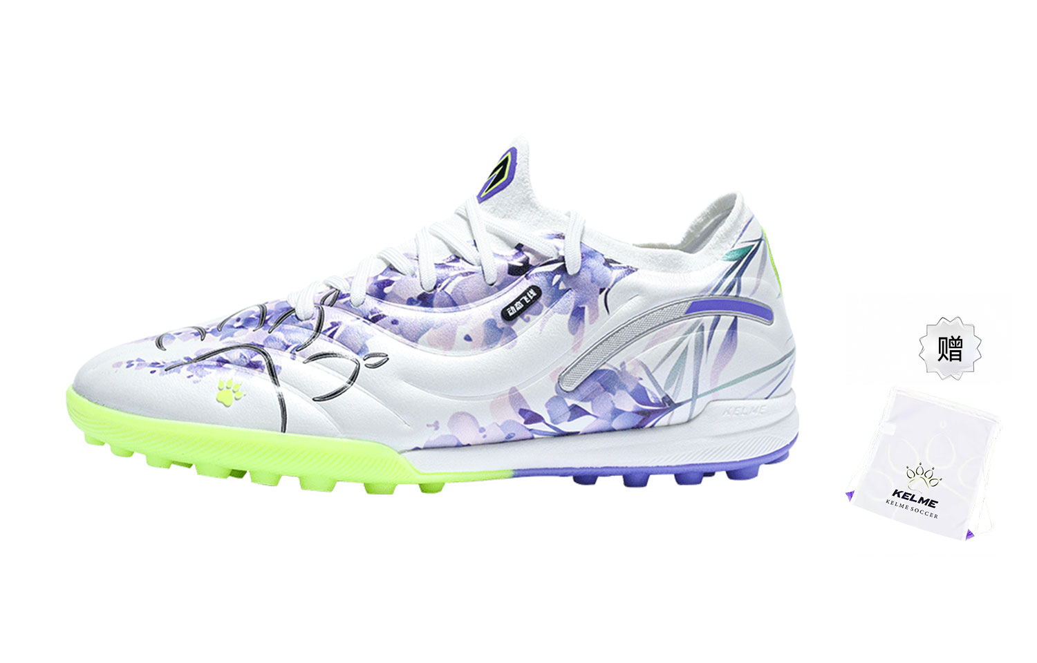 Кеды Kelme Master 2.0 унисекс низкие бело-фиолетовые — фото 2