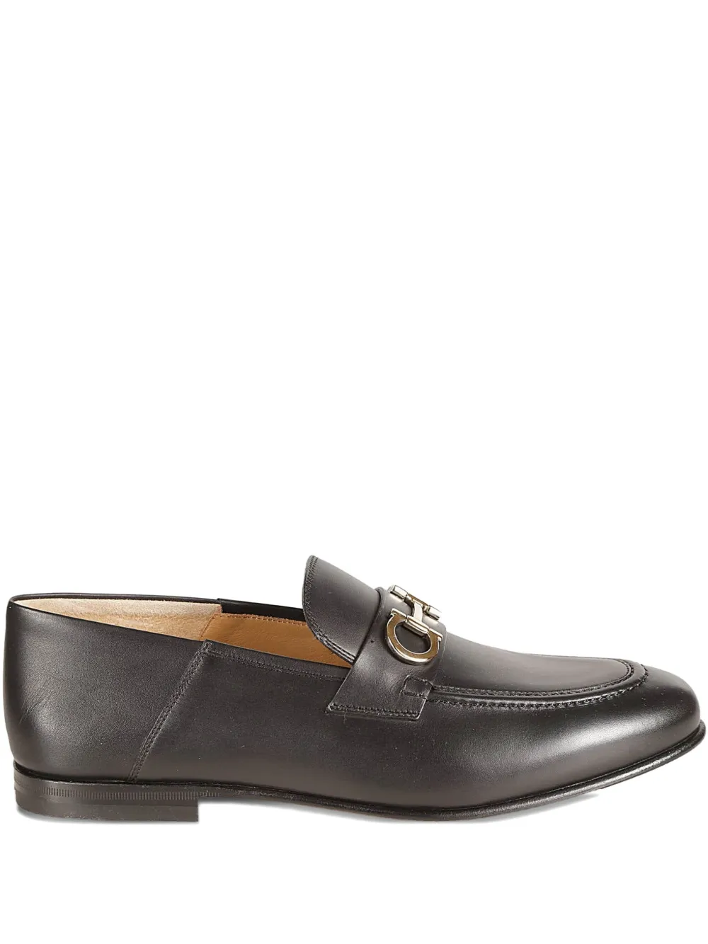 

Лоферы с деталями Gancini Ferragamo, черный