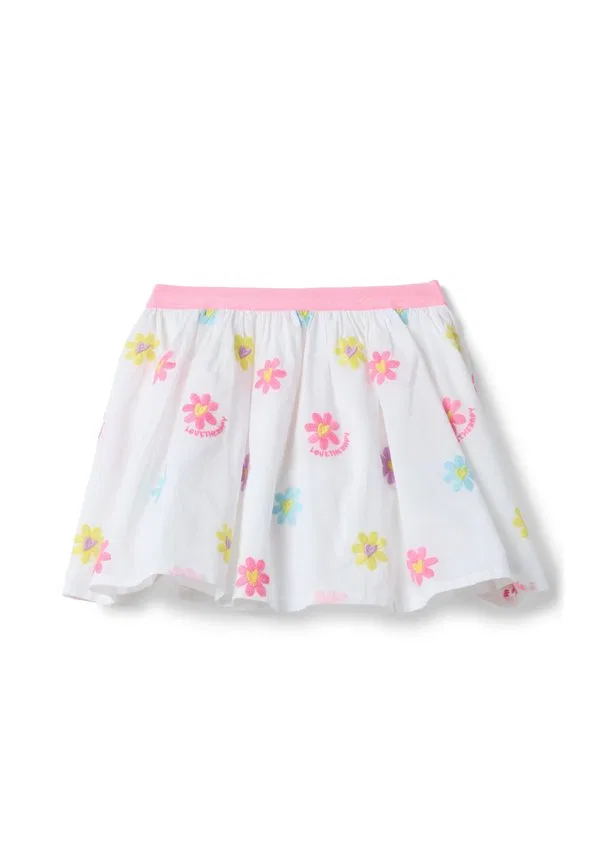 Мини-Юбка прямого кроя с цветочным принтом Ovs, Pink White