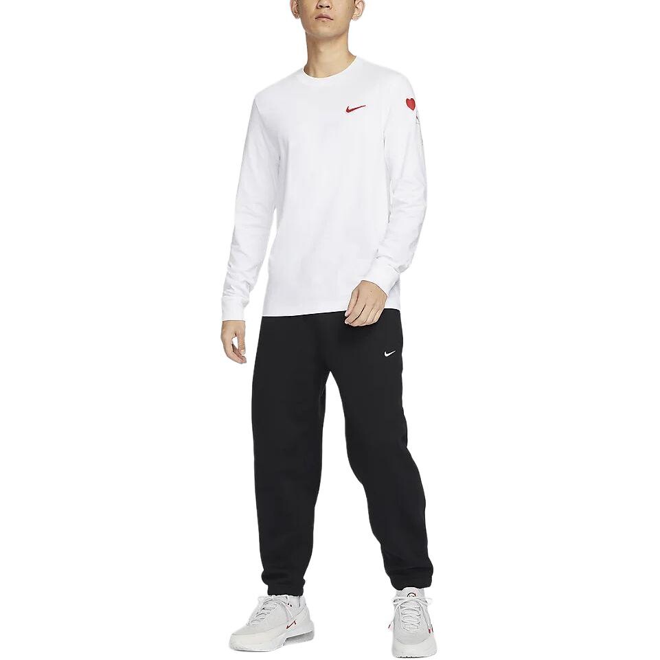 Коллекция ко Дню святого Валентина Футболка мужская белая Nike, белый — фото 3