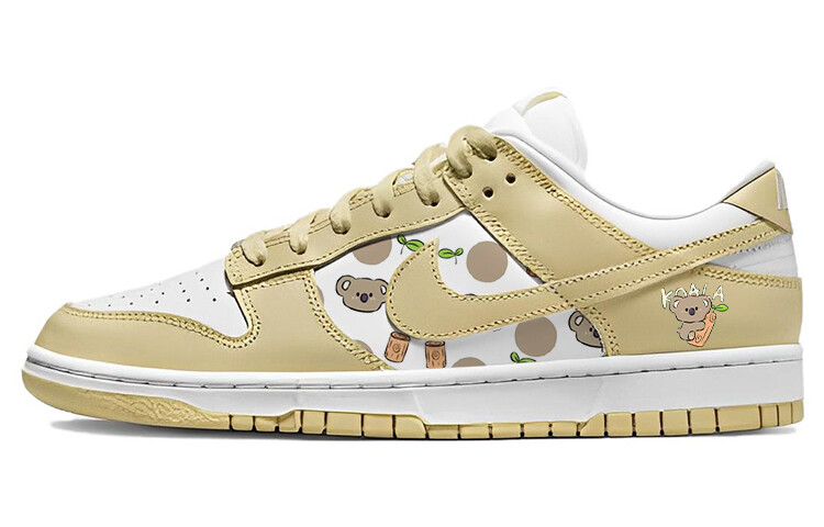 

Кроссовки Nike Dunk Skateboarding Shoes Men Low-top Yellow/White, желтый