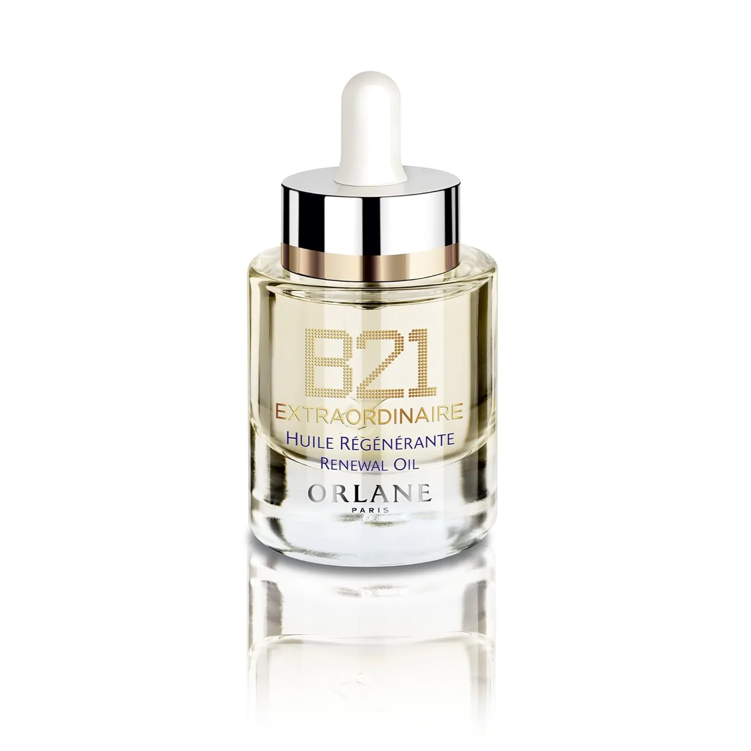 Orlane - B21 Extraordinaire Renewal Oil, питательное масло для лица 92% натурального происхождения, смягчает сухую кожу, разглаживает морщины и восстанавливает комфорт, Youth Reset Complex, легкая шелковистая текстура