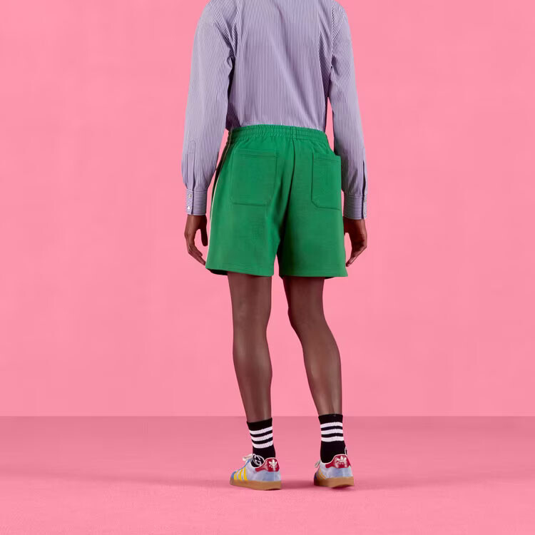 Adidas Originals X ADIDAS повседневные шорты мужские зеленые Gucci, зеленый — фото 4
