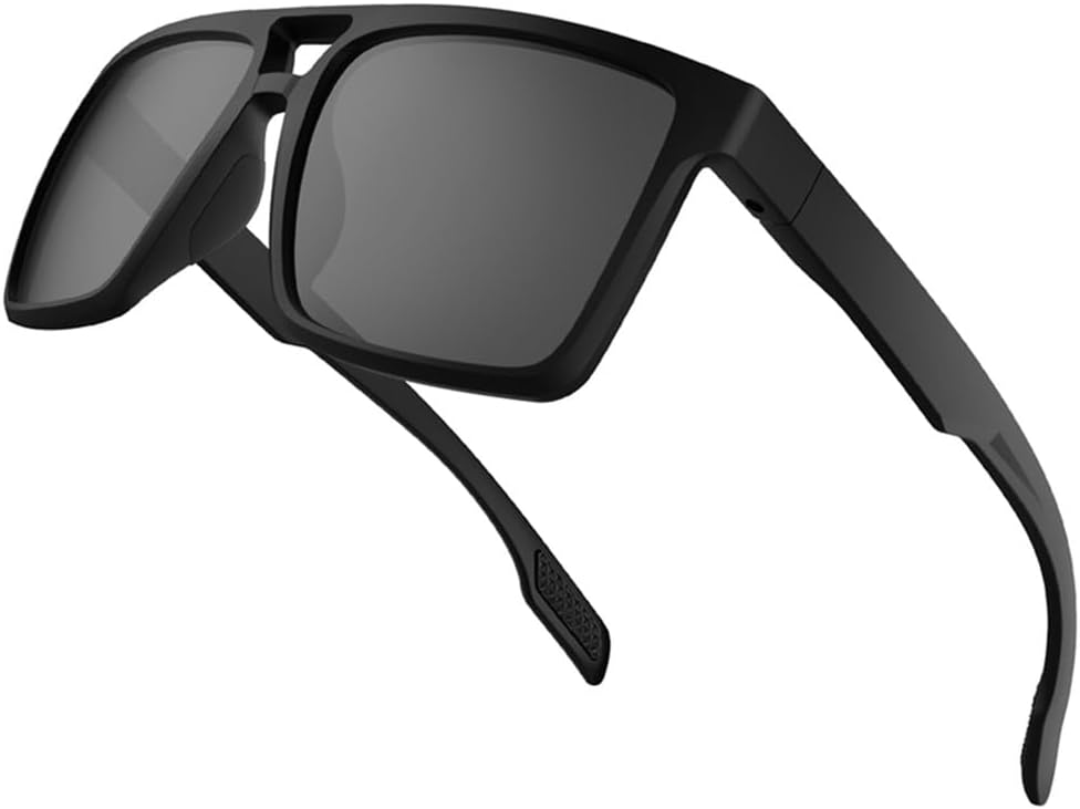 

Поляризованные очки для мужчин и женщин, для занятий спортом на открытом воздухе, походов, классические очки, очки для велоспорта, рыбалки, солнцезащитные очки UV400 LOVQZAOF, Black Gray