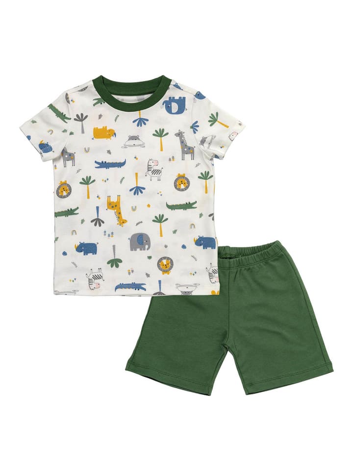 

Детские шорты из органического хлопка темно-зеленого цвета. Schlummersack